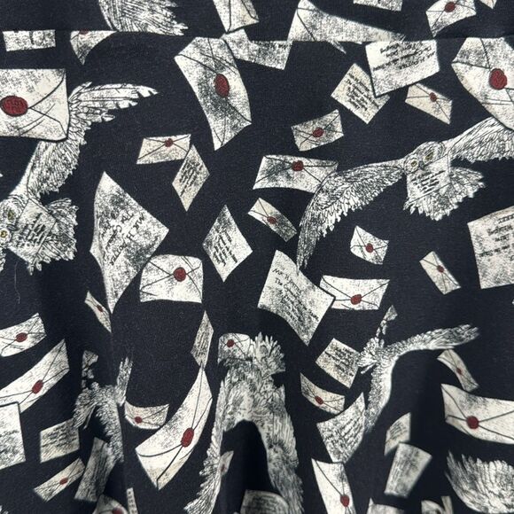 Harry Potter X Hot Topic Collection Hogwarts Letter Skater Dress Black Size S - Picture 10 of 16